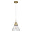 Innovations Caden Cone 8" Cord Mini Pendant, Antique Brass/Seedy - 447-1P-AB-G44