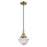 Innovations Caden Oxford 7" Cord Mini Pendant, AB/Clear - 447-1P-AB-G532
