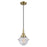 Innovations Caden Oxford 7" Cord Mini Pendant, AB/Seedy - 447-1P-AB-G534