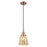 Innovations Caden Chatham 7" Cord Mini Pendant, Copper/Mercury - 447-1P-AC-G146