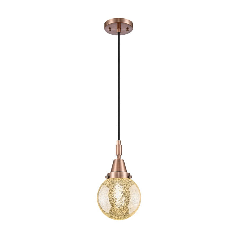 Innovations Caden Beacon 1Lt 6" Cord Mini Pendant, CP/MC - 447-1P-AC-G208-6
