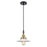 Innovations Caden 1Lt 9" Cord Mini Pendant, Black Brass/White - 447-1P-BAB-G1