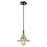 Innovations Caden 1Lt 9" Cord Mini Pendant, Black Brass/Clear - 447-1P-BAB-G2