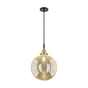 Innovations Caden Beacon 1Lt 12" Cord Mini Pendant, BKBS/MC - 447-1P-BAB-G208-12
