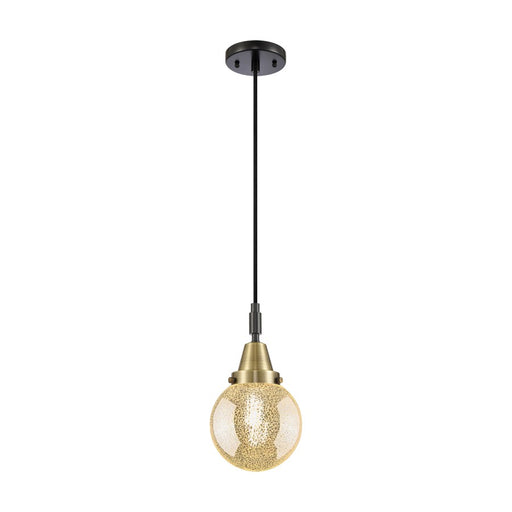 Innovations Caden Beacon 1Lt 6" Cord Mini Pendant, BKBS/MC - 447-1P-BAB-G208-6