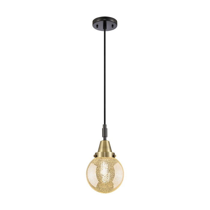 Innovations Caden Beacon 1Lt 6" Cord Mini Pendant, BKBS/MC - 447-1P-BAB-G208-6