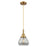 Innovations Caden Fulton 7" Cord Mini Pendant, BB/Smoke - 447-1P-BB-G173