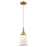 Innovations Caden Canton 6" Cord Mini Pendant, BB/White - 447-1P-BB-G181