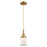 Innovations Caden Canton 5" Cord Mini Pendant, BB/White - 447-1P-BB-G181S