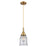 Innovations Caden Canton 6" Cord Mini Pendant, BB/Seedy - 447-1P-BB-G184