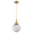 Innovations Caden Beacon 8" Cord Mini Pendant, BB/Clear - 447-1P-BB-G202-8