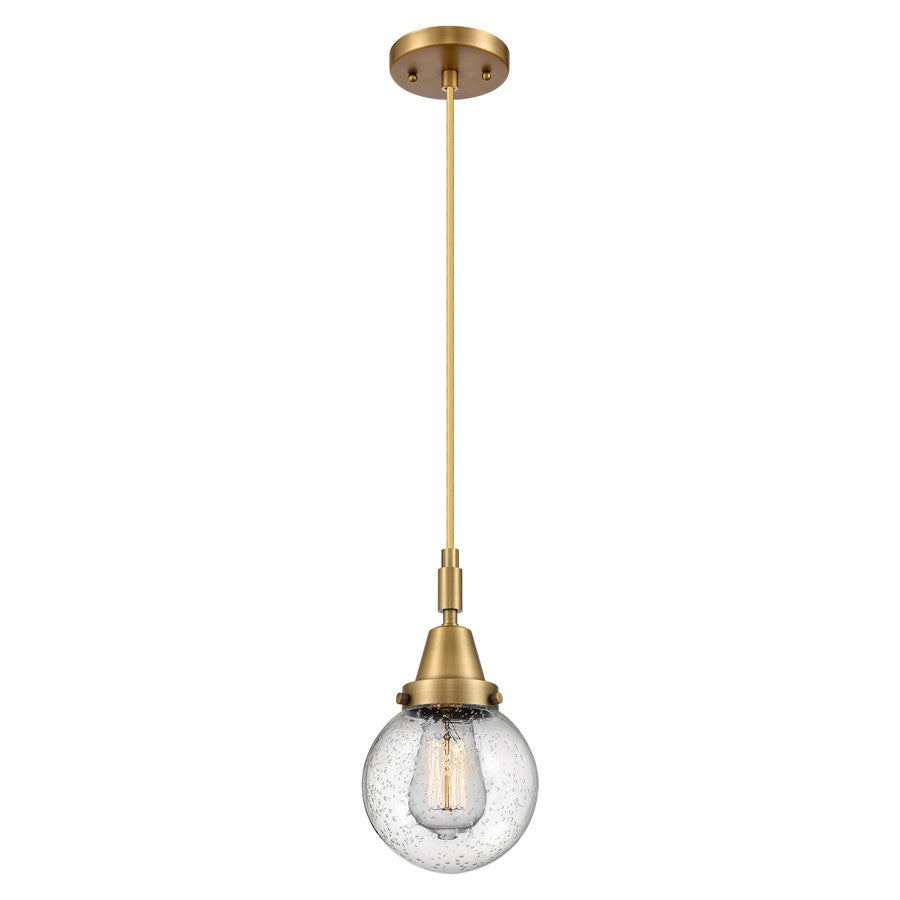 Innovations Caden Beacon 6" Cord Mini Pendant, BB/Seedy - 447-1P-BB-G204-6