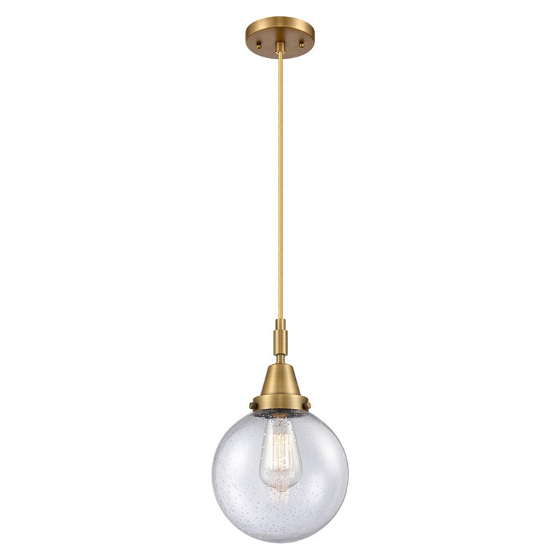 Innovations Caden Beacon 8" Cord Mini Pendant, BB/Seedy - 447-1P-BB-G204-8