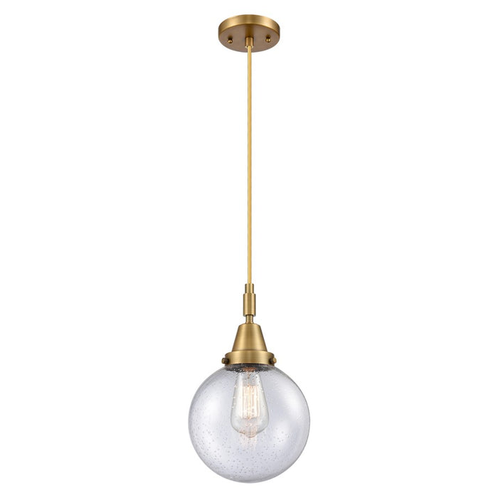 Innovations Caden Beacon 8" Cord Mini Pendant, BB/Seedy - 447-1P-BB-G204-8