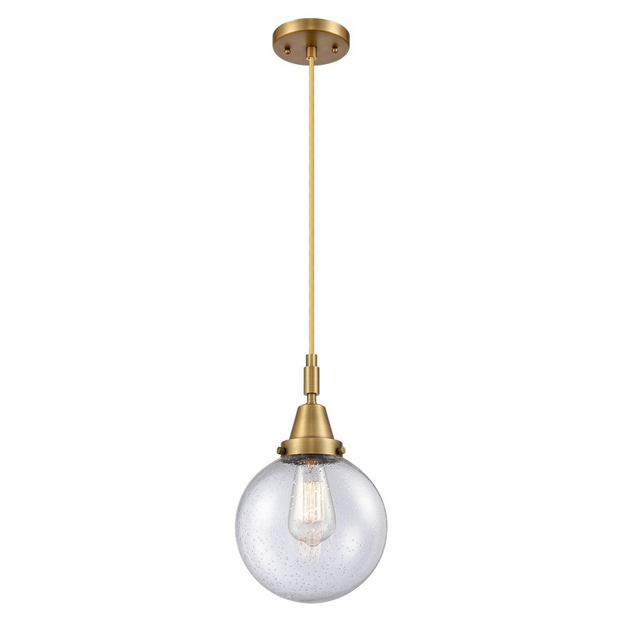 Innovations Caden Beacon 8" Cord Mini Pendant, BB/Seedy - 447-1P-BB-G204-8