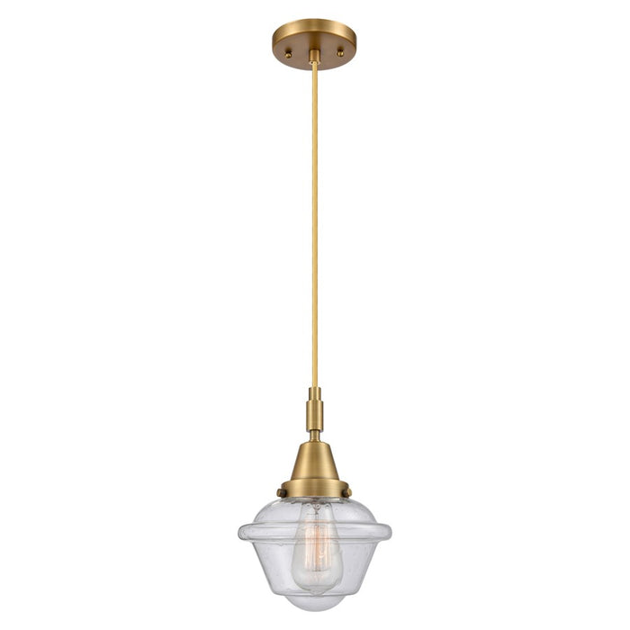 Innovations Caden Oxford 7" Cord Mini Pendant, BB/Seedy - 447-1P-BB-G534