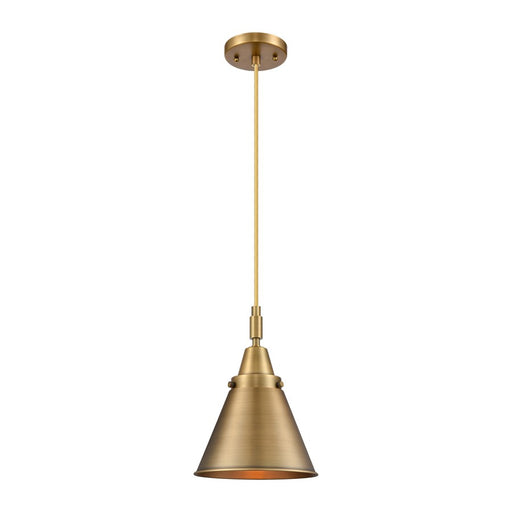 Innovations Caden Appalachian 1Lt 8" Cord Mini Pendant, BB/BB - 447-1P-BB-M13-BB