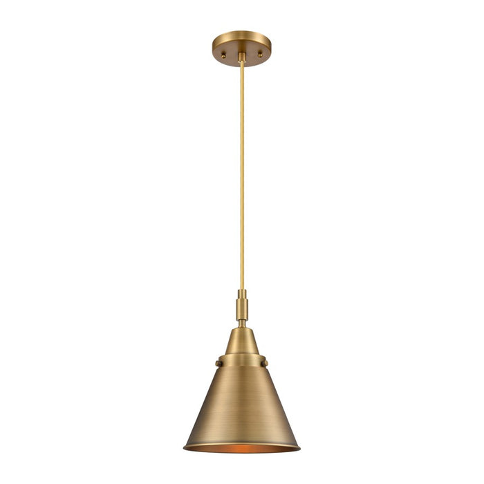 Innovations Caden Appalachian 1Lt 8" Cord Mini Pendant, BB/BB - 447-1P-BB-M13-BB