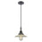 Innovations Caden 1Lt 9" Cord Mini Pendant, Black/Clear - 447-1P-BK-G2