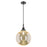 Innovations Caden Beacon 12" Cord Mini Pendant, Black/Merc