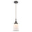 Innovations Caden Canton 1Lt 6" Cord Mini Pendant, Bronze/White - 447-1P-OB-G181