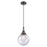 Innovations Caden Beacon 8" Cord Mini Pendant, Bronze/Seedy