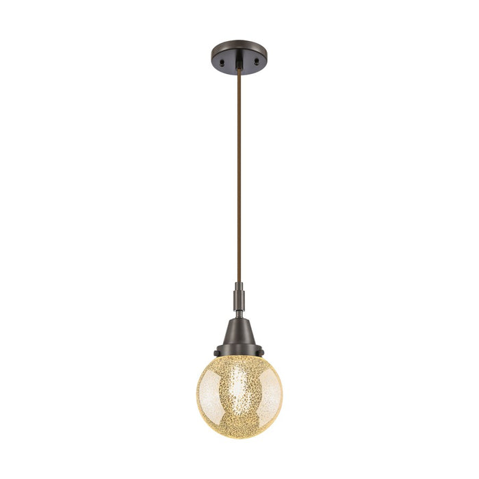 Innovations Caden Beacon 1Lt 6" Cord Mini Pendant, OB/Mercury - 447-1P-OB-G208-6