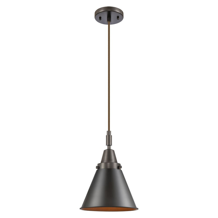 Innovations Caden Appalachian 8" Cord Mini Pendant, Bronze - 447-1P-OB-M13-OB