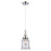 Innovations Caden Canton 1Lt 6" Cord Mini Pendant, Chrome/Clear - 447-1P-PC-G182