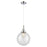 Innovations Caden Beacon 10" Cord Mini Pendant, Chrome/Clear - 447-1P-PC-G202-10