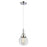 Innovations Caden Beacon 6" Cord Mini Pendant, Chrome/Clear - 447-1P-PC-G202-6