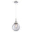 Innovations Caden Beacon 8" Cord Mini Pendant, Chrome/Clear - 447-1P-PC-G202-8