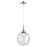 Innovations Caden Beacon 10" Cord Mini Pendant, Chrome/Seedy - 447-1P-PC-G204-10