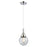 Innovations Caden Beacon 6" Cord Mini Pendant, Chrome/Seedy - 447-1P-PC-G204-6