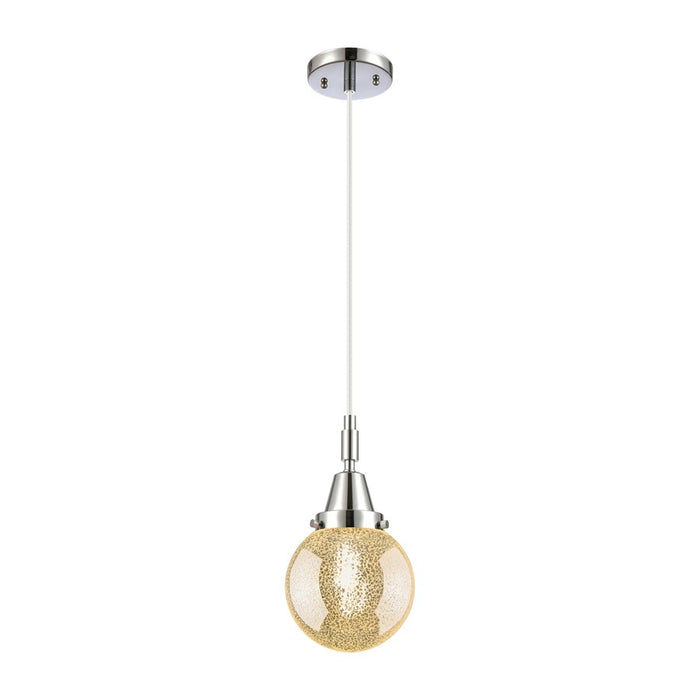 Innovations Caden Beacon 1Lt 6" Cord Mini Pendant, Chrome/MC - 447-1P-PC-G208-6