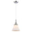 Innovations Caden Cone 1Lt 8" Cord Mini Pendant, Chrome/White - 447-1P-PC-G41