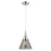 Innovations Caden Cone 1Lt 8" Cord Mini Pendant, Chrome/Smoke - 447-1P-PC-G43