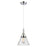 Innovations Caden Cone 1Lt 8" Cord Mini Pendant, Chrome/Seedy - 447-1P-PC-G44