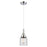 Innovations Caden Bell 1Lt 5" Cord Mini Pendant, Chrome/Clear - 447-1P-PC-G52