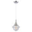 Innovations Caden Oxford 1Lt 7" Cord Mini Pendant, Chrome/Seedy - 447-1P-PC-G534