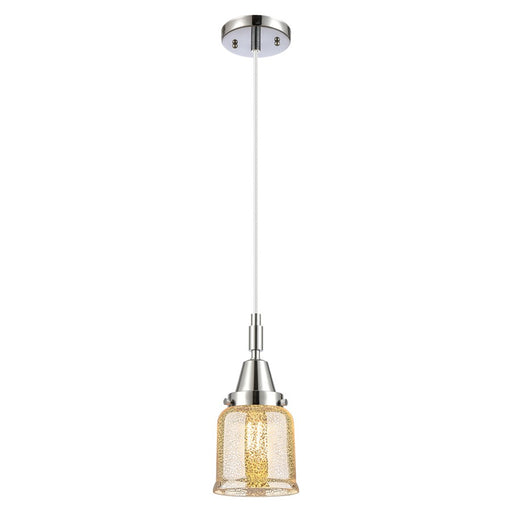 Innovations Caden Bell 1Lt 5" Cord Mini Pendant, Chrome/Silver - 447-1P-PC-G58