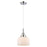 Innovations Caden Bell 1Lt 8" Cord Mini Pendant, Chrome/White - 447-1P-PC-G71