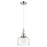 Innovations Caden Bell 8" Cord Mini Pendant, Chrome/Clear Deco - 447-1P-PC-G713