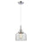 Innovations Caden Bell 1Lt 8" Cord Mini Pendant, Chrome/Clear - 447-1P-PC-G72