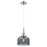 Innovations Caden Bell 1Lt 8" Cord Mini Pendant, Chrome/Smoke - 447-1P-PC-G73