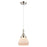 Innovations Caden Fulton 7" Cord Mini Pendant, PN/White - 447-1P-PN-G171