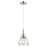 Innovations Caden Fulton 7" Cord Mini Pendant, PN/Clear - 447-1P-PN-G172