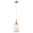 Innovations Caden Canton 6" Cord Mini Pendant, PN/White - 447-1P-PN-G181