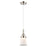 Innovations Caden Canton 5" Cord Mini Pendant, PN/White - 447-1P-PN-G181S