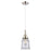 Innovations Caden Canton 6" Cord Mini Pendant, PN/Clear - 447-1P-PN-G182